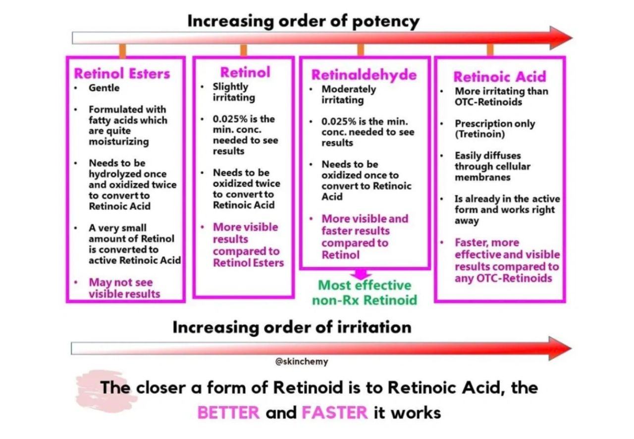 retinoid infographic