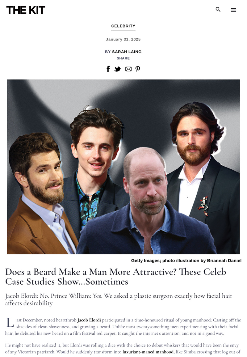 Does a Beard Make a Man More Attractive? These Celeb Case Studies Show…Sometimes